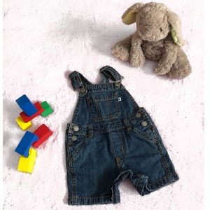 Carter’s baby boy denim shortalls